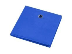 Lot De 2 Boites En Tissu Bleu ELA Boîte De Rangement Ouverte Avec Poignée Dim 27 X 27 X 27 Cm, Pour Linge Jouets Vêtements -Meubles Soldes Boutique accessoire de rangement 12289841