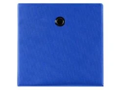 Lot De 2 Boites En Tissu Bleu ELA Boîte De Rangement Ouverte Avec Poignée Dim 27 X 27 X 27 Cm, Pour Linge Jouets Vêtements -Meubles Soldes Boutique accessoire de rangement 12289845