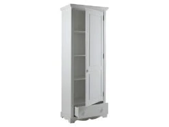 Armoire Bonnetière Blanche Style Anglais 9 Armoire Bonnetière Blanche Style Anglais -Meubles Soldes Boutique armoire et dressing 10058467