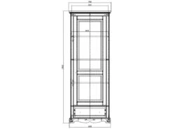 Armoire Bonnetière Blanche Style Anglais 10 Armoire Bonnetière Blanche Style Anglais -Meubles Soldes Boutique armoire et dressing 10058469