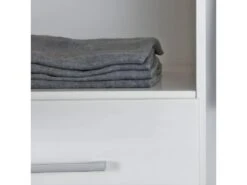 ALASKA - Armoire 3 Portes 1 Miroir Bois Massif Vernis Blanc 11 ALASKA - Armoire 3 Portes 1 Miroir Bois Massif Vernis Blanc -Meubles Soldes Boutique armoire et dressing 10059973