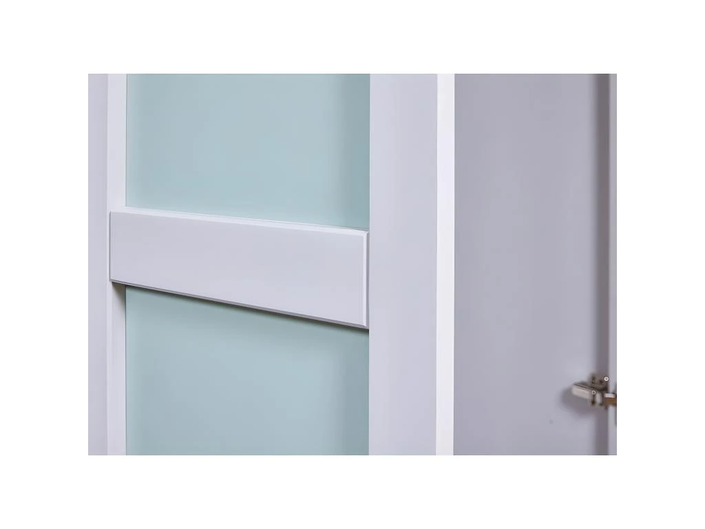 GLASCA - Armoire 2 Portes En Pin Gris Et Vert D'Eau 7 GLASCA - Armoire 2 Portes En Pin Gris Et Vert D'Eau â Image 5