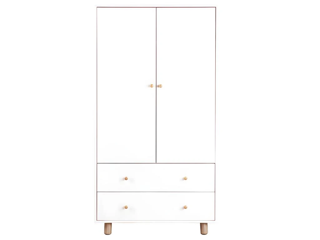 Armoire Enfant Gabby Blanc Et Bois 6 Armoire Enfant Gabby Blanc Et Bois â Image 4