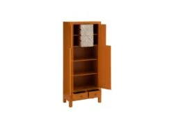 Armoire Lingère 2 Portes 6 Tiroirs Bois/Orange - QINGDAO 10 Armoire Lingère 2 Portes 6 Tiroirs Bois/Orange - QINGDAO -Meubles Soldes Boutique armoire et dressing 17632503