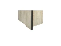 Armoire 2 Portes Coulissantes 245 Cm Chêne + LEDs - LOPEL -Meubles Soldes Boutique armoire et dressing 17632833