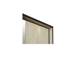 Armoire 2 Portes Coulissantes 245 Cm Chêne + LEDs - LOPEL -Meubles Soldes Boutique armoire et dressing 17632837