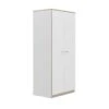 Armoire 2 Portes Blanc/Chêne Blond - MAILLE 1 Armoire 2 Portes Blanc/Chêne Blond - MAILLE -Meubles Soldes Boutique armoire et dressing 21026961
