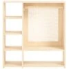 Armoire Montessori En épicéa Massif De Couleur Beige Avec Du Rotin 2 Armoire Montessori En épicéa Massif De Couleur Beige Avec Du Rotin -Meubles Soldes Boutique armoire et dressing 22186319
