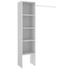 Armoire Presanella, Structure Pour Dressing, Portemanteau Ouvert, 138x40h186 Cm, Blanc -Meubles Soldes Boutique armoire et dressing 22793641