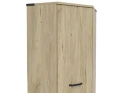 Armoire D'angle 1 Porte Dako Bois Et Noir 9 Armoire D'angle 1 Porte Dako Bois Et Noir -Meubles Soldes Boutique armoire et dressing 9575701