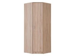 Armoire D'angle OLESSIA - 1 Porte - L.80 Cm - Chêne