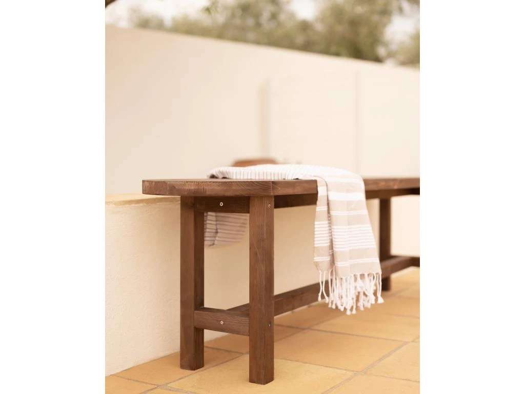 Banc Olivia Noyer 140cm 5 Banc Olivia Noyer 140cm – Image 3