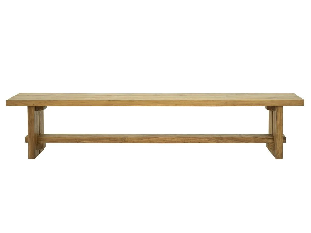Banc De Salle à Manger En Teck - Coloris : Naturel - LENIDA 5 Banc De Salle à Manger En Teck - Coloris : Naturel - LENIDA – Image 3
