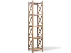 Etagère Armoire Meuble Design à 5 Paliers En Bambou 2702012/2