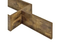 Étagère Murale Meuble Design Surfaces De Rangement 104 Cm Effet Bois Foncé 03_0005207 -Meubles Soldes Boutique bibliotheque vitrine et etagere 11510939