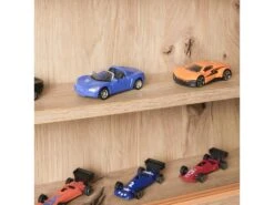 COLLECT - Vitrine Murale 5 Compartiments Aspect Chêne Artisan -Meubles Soldes Boutique bibliotheque vitrine et etagere 12395369