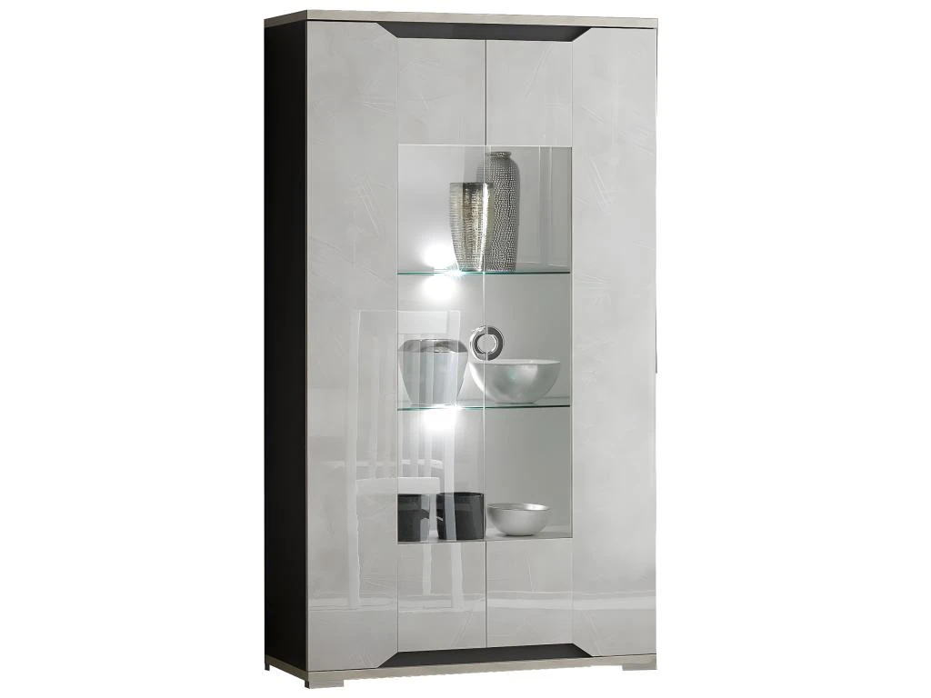 BRISE - Vitrine 2 Portes Avec Led 4 BRISE - Vitrine 2 Portes Avec Led – Image 2