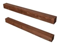 Lot De 2 étagères Murales Munkebo 100 X 9 X 9 Cm Bois De Pin Avec Lasure [en.casa] -Meubles Soldes Boutique bibliotheque vitrine et etagere 9501643