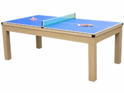 Table Transformable - Billard & Ping-pong BALTHAZAR - 213*112*81.5cm - Bleu -Meubles Soldes Boutique billard 336551
