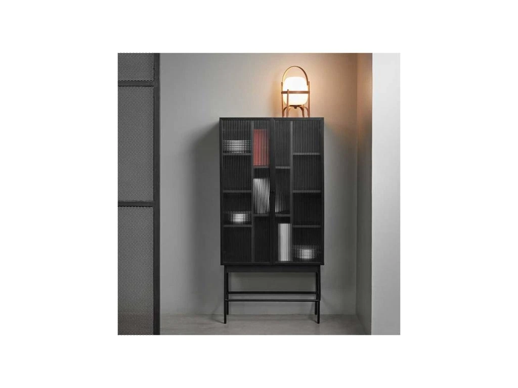 Vaisselier 2 Portes Métal/Bois/Verre - TEULAT BLUR 4 Vaisselier 2 Portes Métal/Bois/Verre - TEULAT BLUR – Image 2