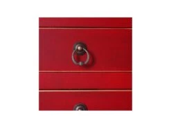 Meuble D'entrée 2 Portes, 8 Tiroirs Rouge Meuble Chinois - PEKIN -Meubles Soldes Boutique buffet 11134241