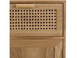 ROMEO - Buffet Couleur Naturelle 2 Tiroirs 2 Portes Bois Cannage -Meubles Soldes Boutique buffet 14657347
