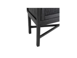 Armoire De Salon 2 Portes Bois/Noir - NIGRITA -Meubles Soldes Boutique buffet 17625901