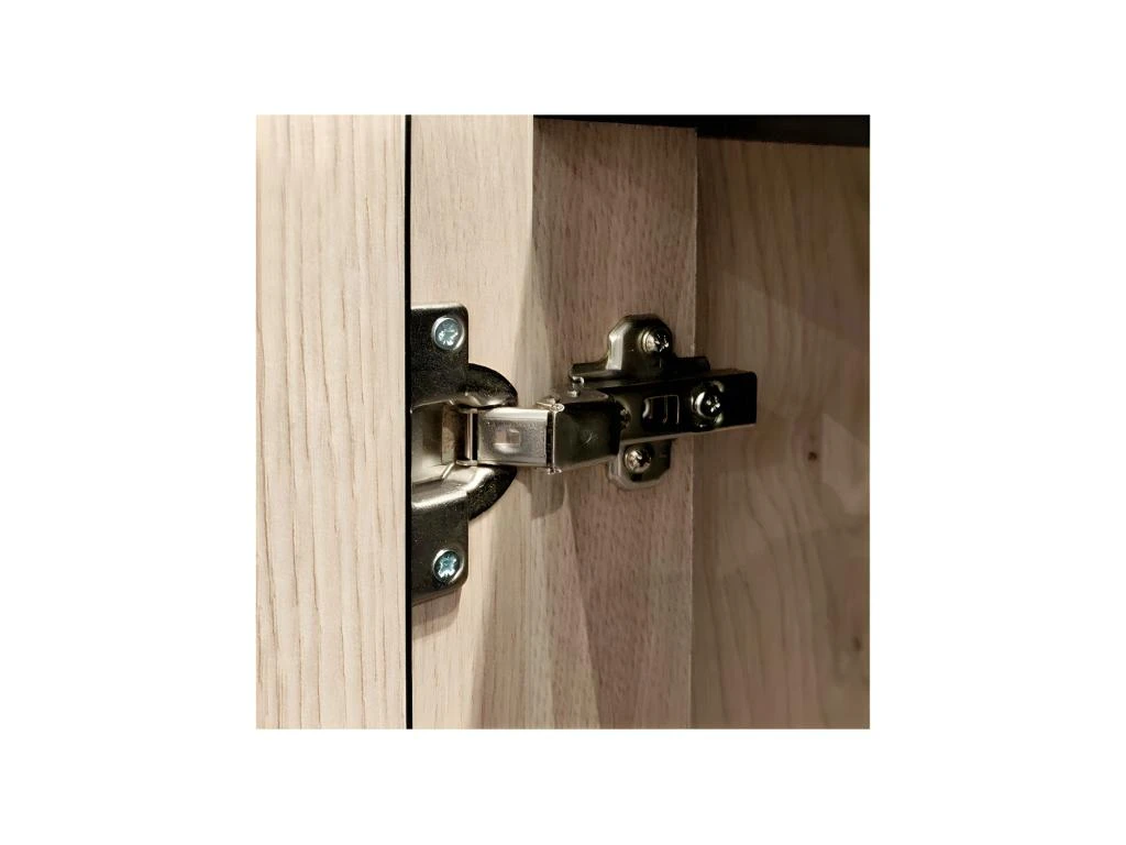 Argentier 2 Portes à LEDs Chêne Clair/Ardoise - FOREST 8 Argentier 2 Portes à LEDs Chêne Clair/Ardoise - FOREST – Image 6