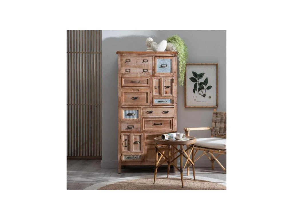 Buffet Haut Multiples Rangements Bois - KOOL 4 Buffet Haut Multiples Rangements Bois - KOOL – Image 2