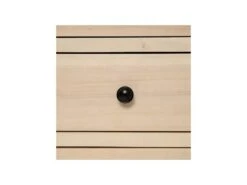 Buffet 2 Portes 4 Tiroirs Bois Clair Massif - ARENA -Meubles Soldes Boutique buffet 17635671