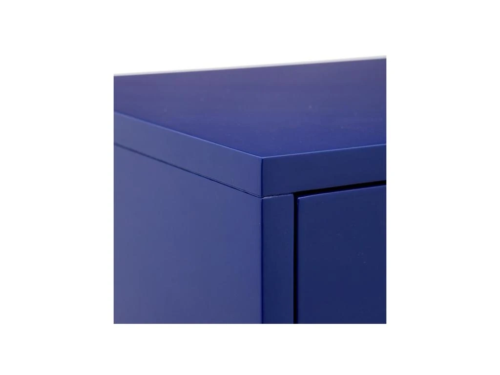 Armoire De Salon 2 Portes Bleu électrique - NUITA 7 Armoire De Salon 2 Portes Bleu électrique - NUITA – Image 5