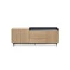 Buffet 3 Portes 3 Tiroirs Chêne Clair/Bleu - TEULAT VALLEY 2 Buffet 3 Portes 3 Tiroirs Chêne Clair/Bleu - TEULAT VALLEY -Meubles Soldes Boutique buffet 18001093