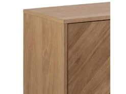 Brighton Buffet à Chevrons Avec 3 Portes, Imitation Chêne. -Meubles Soldes Boutique buffet 22047589