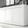 Buffet COMETE - 3 Portes - Blanc Laqué -Meubles Soldes Boutique buffet 381603