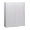 DAYTON WHITE - Meuble De Rangement 2 Portes Laqué Blanc Et Leds -Meubles Soldes Boutique buffet 8933441