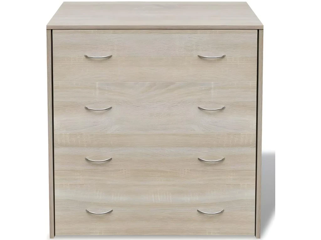 Buffet Bahut Armoire Console Meuble De Rangement Avec 4 Tiroirs 71 Cm Couleur De Chêne Marron 4402121 5 Buffet Bahut Armoire Console Meuble De Rangement Avec 4 Tiroirs 71 Cm Couleur De Chêne Marron 4402121 – Image 3