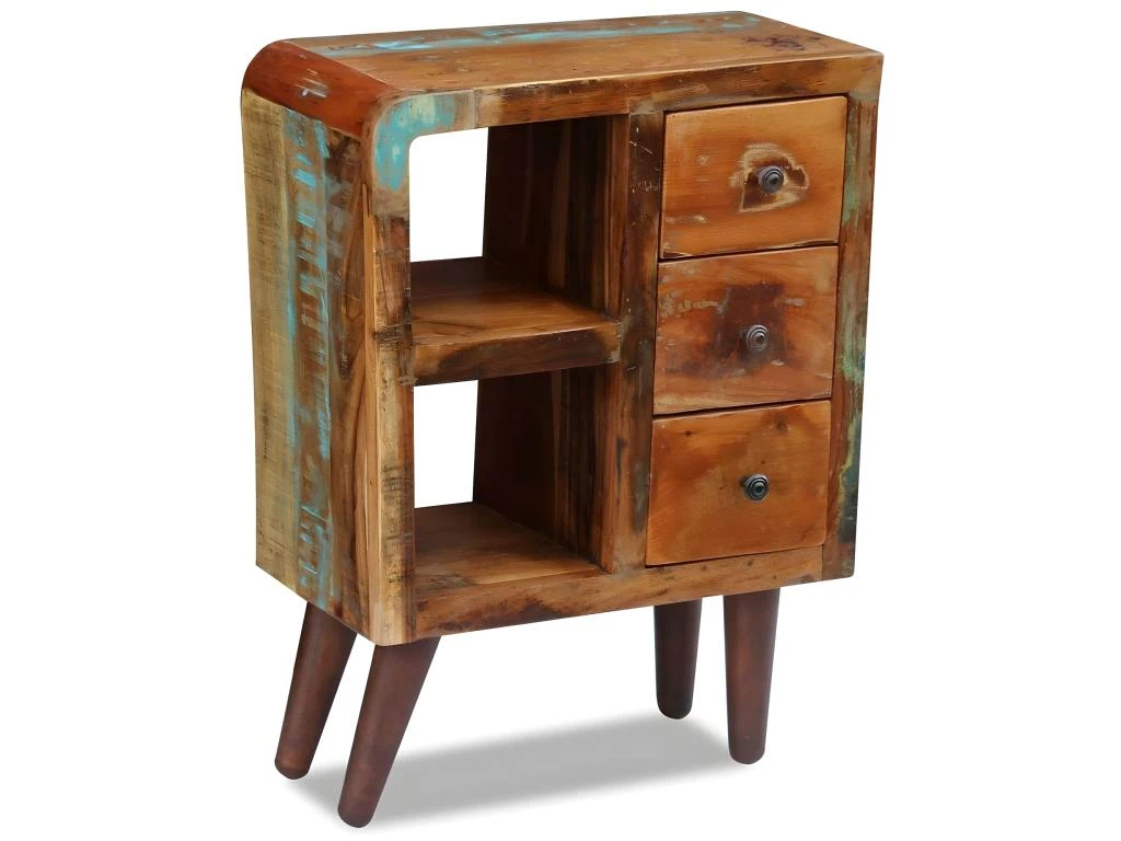 Buffet Bahut Armoire Console Meuble De Rangement Bois De Récupération Massif 80 Cm 4402266 4 Buffet Bahut Armoire Console Meuble De Rangement Bois De Récupération Massif 80 Cm 4402266 – Image 2