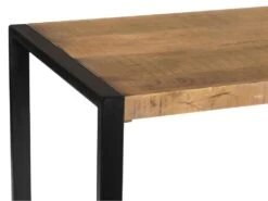 Bureau HARLEM - Bois De Manguier & Métal -Meubles Soldes Boutique bureau 342573