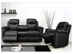 Canapé 2 Places Relax EVASION En Cuir - Marron -Meubles Soldes Boutique canape 11476 4