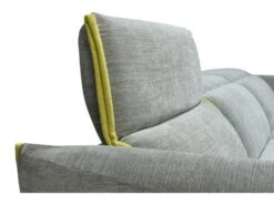Canapé D'angle Gauche Relax électrique En Tissu Gris Et Jaune GERALDINE -Meubles Soldes Boutique canape 11575265