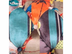 Canapé 3 Places Patchwork En Tissu Jaune CHESTERFIELD -Meubles Soldes Boutique canape 11780923