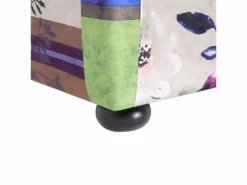 Canapé 3 Places Patchwork Bordeaux Violet CHESTERFIELD -Meubles Soldes Boutique canape 11782121