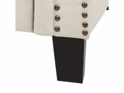 Canapé 3 Places En Tissu Beige Avec Pieds Droits CHESTERFIELD -Meubles Soldes Boutique canape 11783431