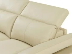 Canapé D'angle Gauche Relax électrique En Cuir De Vachette Beige PUNO II -Meubles Soldes Boutique canape 12292061