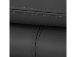 Canapé 2 Places En 100% Tout Cuir Italien Vachette COMO, Noir -Meubles Soldes Boutique canape 12304887