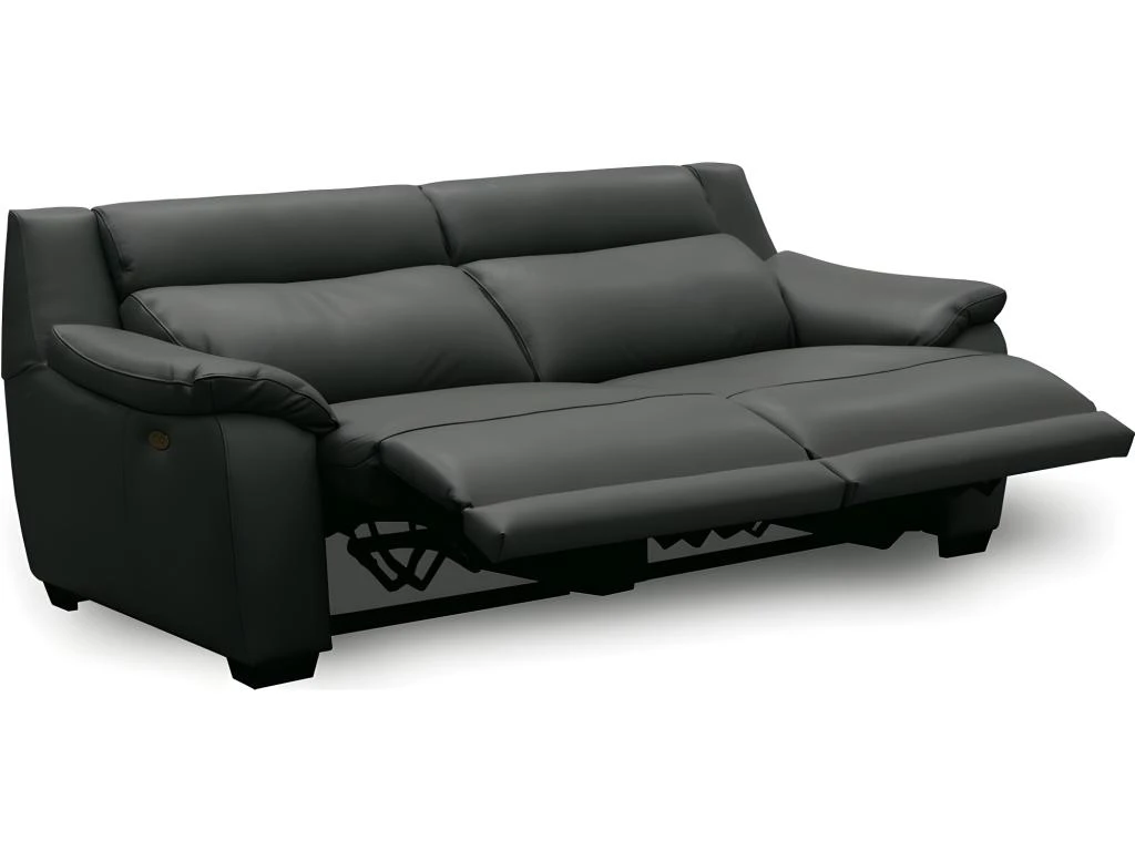 Canapé 3 Places Avec 2 Relax En 100% Tout Cuir épais Luxe Italien - 2 Relax électriques, Anthracite. BERN 4 Canapé 3 Places Avec 2 Relax En 100% Tout Cuir épais Luxe Italien - 2 Relax électriques, Anthracite. BERN – Image 2