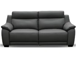 Canapé 3 Places Avec 2 Relax En 100% Tout Cuir épais Luxe Italien - 2 Relax électriques, Anthracite. BERN 10 Canapé 3 Places Avec 2 Relax En 100% Tout Cuir épais Luxe Italien - 2 Relax électriques, Anthracite. BERN -Meubles Soldes Boutique canape 12305047