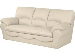 Canapé 3 Places En 100% Tout Cuir Italien Vachette OSATIS, Couleur Beige 10 Canapé 3 Places En 100% Tout Cuir Italien Vachette OSATIS, Couleur Beige -Meubles Soldes Boutique canape 12328307