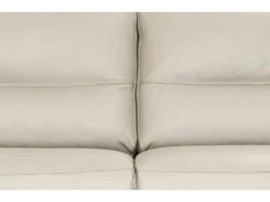 Canapé 2 Places En 100% Tout Cuir épais Italien Vachette HAMBOURG, Couleur Ivoire -Meubles Soldes Boutique canape 12328355