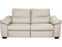 Canapé 2 Places En 100% Tout Cuir épais Italien Vachette HAMBOURG, Couleur Ivoire -Meubles Soldes Boutique canape 12328359